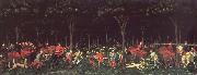 UCCELLO, Paolo Hunt in night France oil painting artist